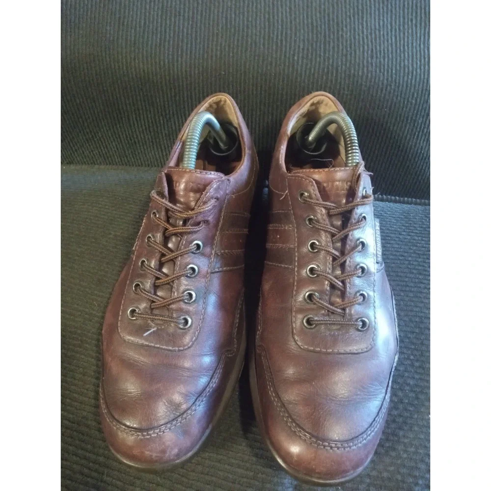 Mephisto Air-Jet BROWN Leather‎ Walking Shoes Men's 8.5 Comfort + Quality